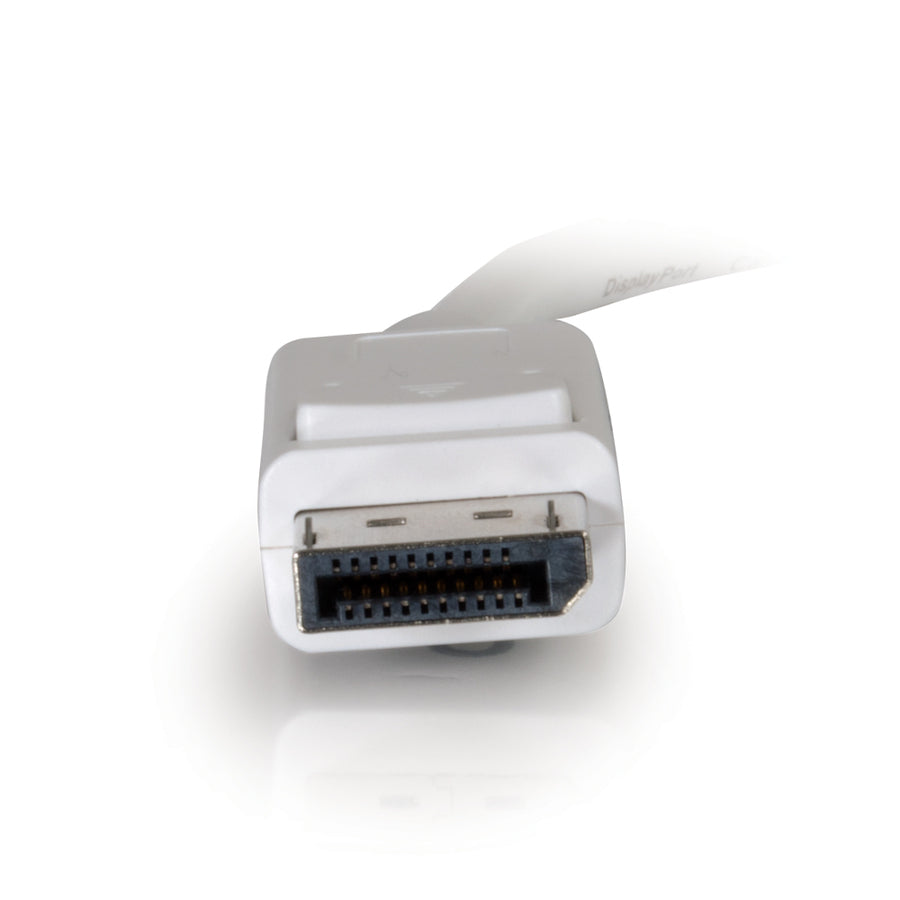 C2G 6ft Mini DisplayPort to DisplayPort Cable - White - M/M 54298