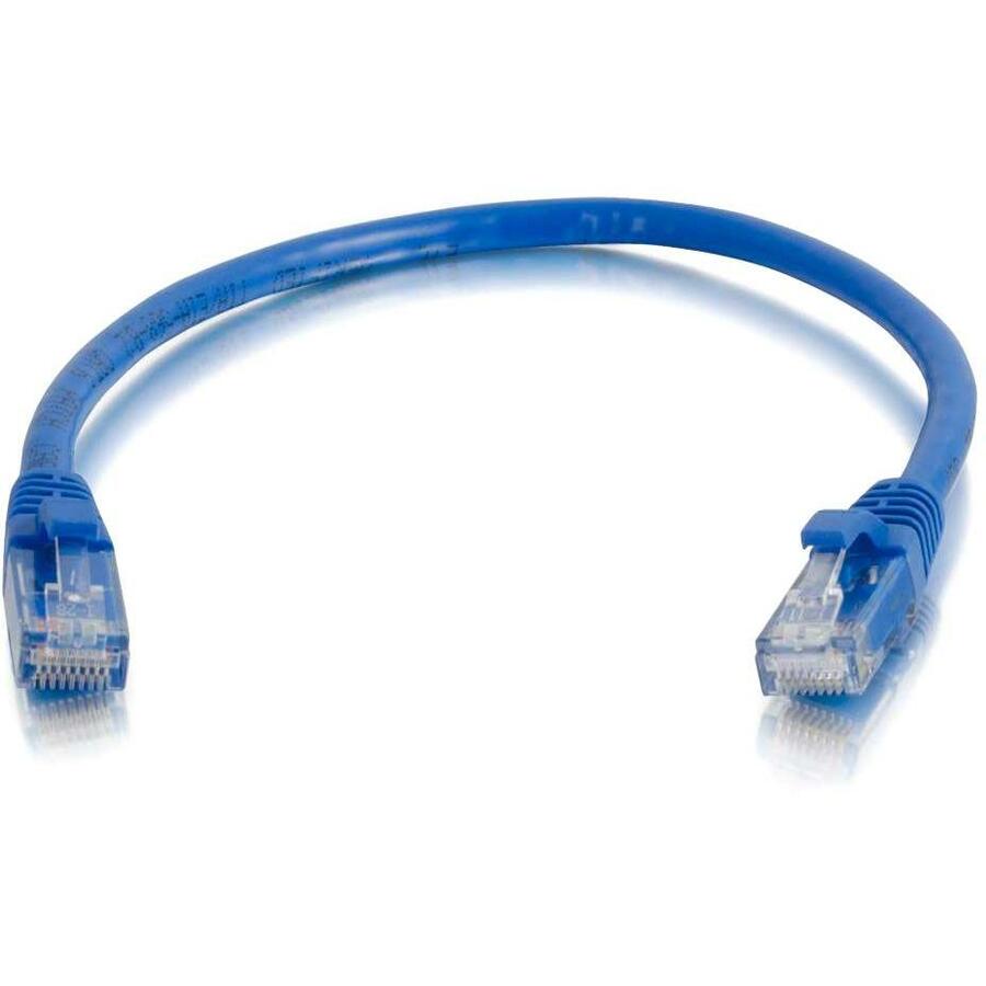 C2G 5ft Cat6 Ethernet Cable - 25 Pack - Snagless - 550 MHz - Blue 31371