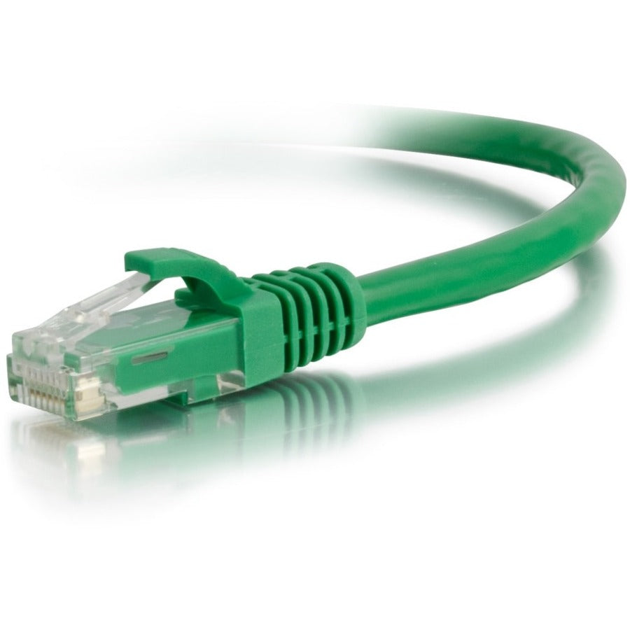 Câble Ethernet de raccordement réseau C2G Cat6a sans accroc non blindé (UTP) de 50 pieds-vert 50796