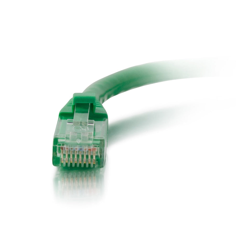 Câble Ethernet de raccordement réseau C2G Cat6a sans accroc non blindé (UTP) de 50 pieds-vert 50796