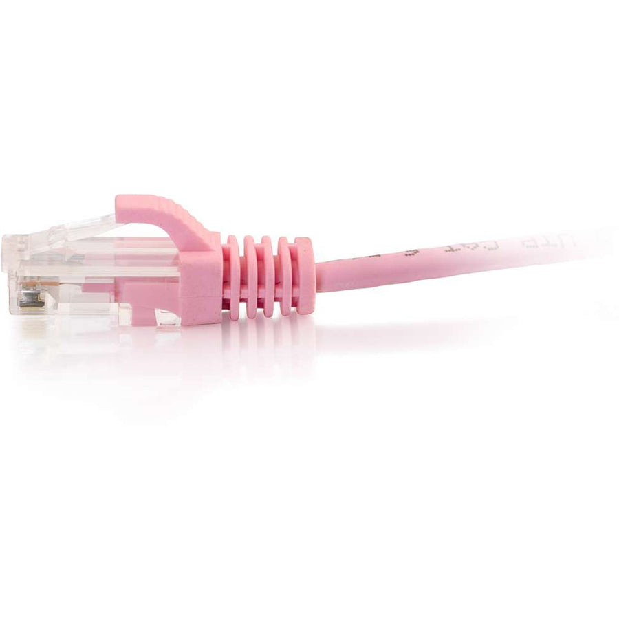 C2G 7ft Cat6 Snagless Unshielded (UTP) Slim Ethernet Network Patch Cable - Pink 01193