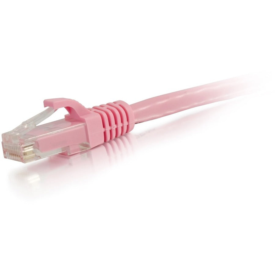 C2G 3 pieds Cat6a Snagless non blindé (UTP) câble Ethernet de raccordement réseau-rose 50857