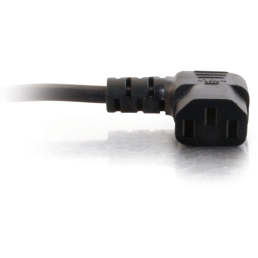 C2G 10ft Universal Right Angle Power Cord 27909