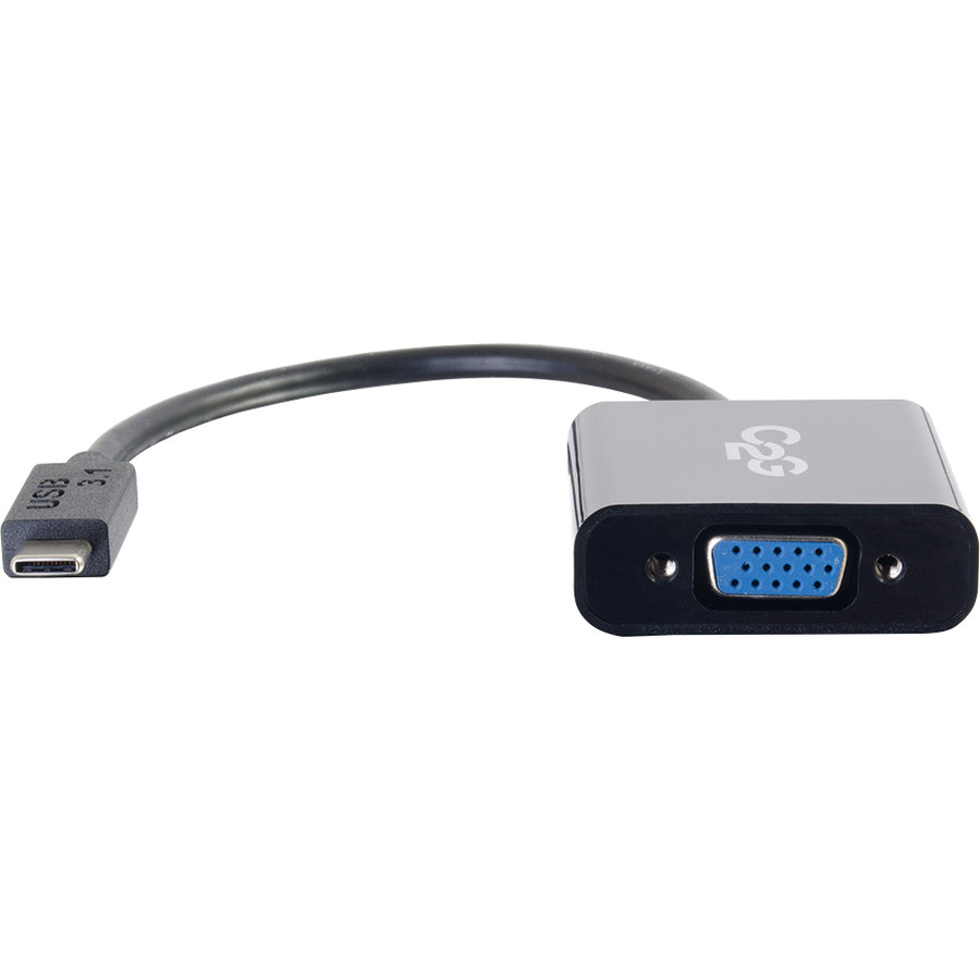 Adaptateur vidéo C2G USB-C vers VGA - Noir 29471