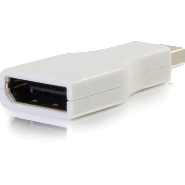 C2G DisplayPort Female to Mini DisplayPort Male Adapter - White 18409