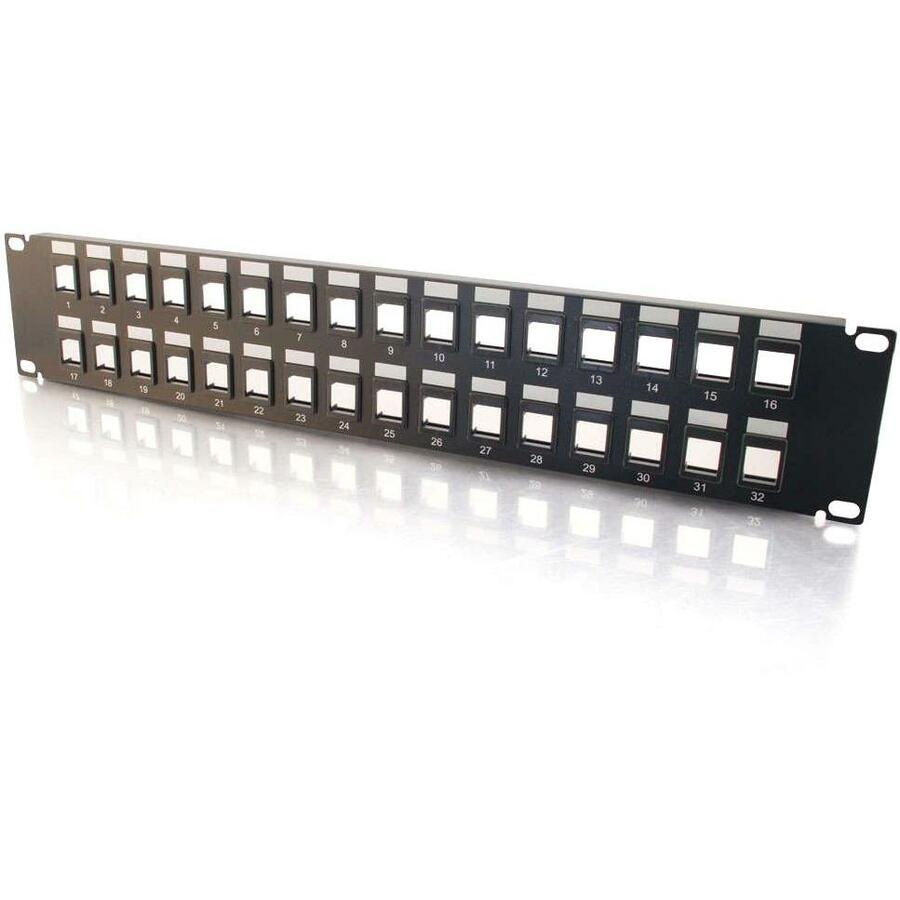 C2G 32 port Blank Keystone/Multimedia Patch Panel 03860