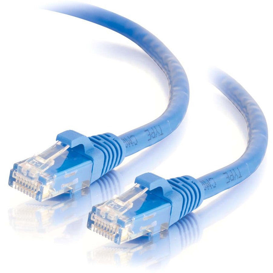 Câble de raccordement réseau C2G 6 pouces Cat6 sans accroc non blindé (UTP) - Bleu 00952