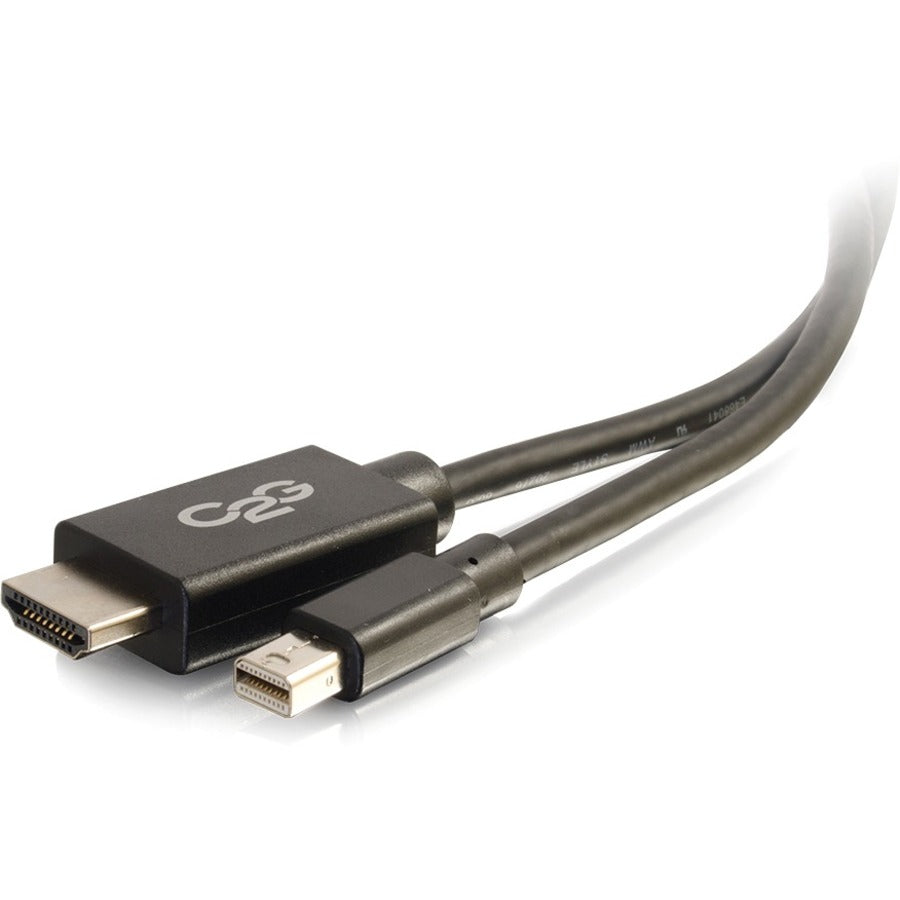 Câble C2G 10 pieds 4K Mini DisplayPort vers HDMI - Noir - M/M - TAA 54422