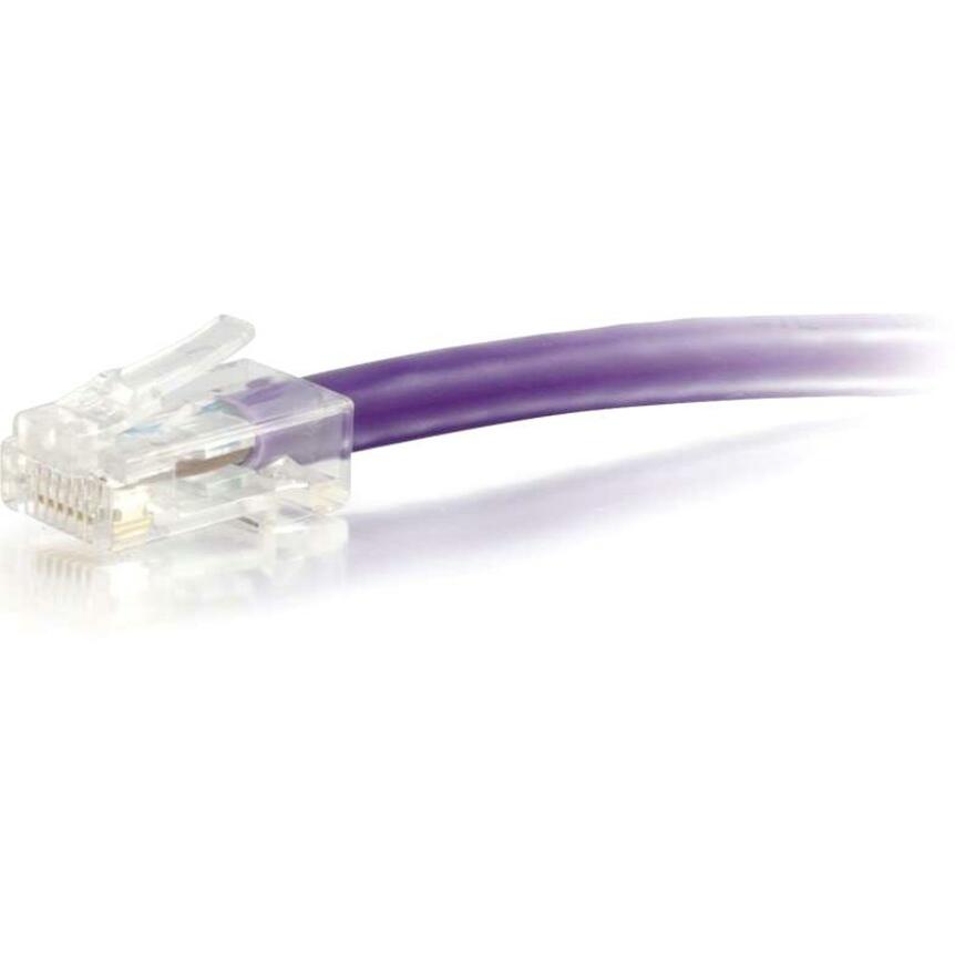 C2G Câble de brassage réseau UTP non blindé Cat6 non amorcé de 8 pi - Violet 04218