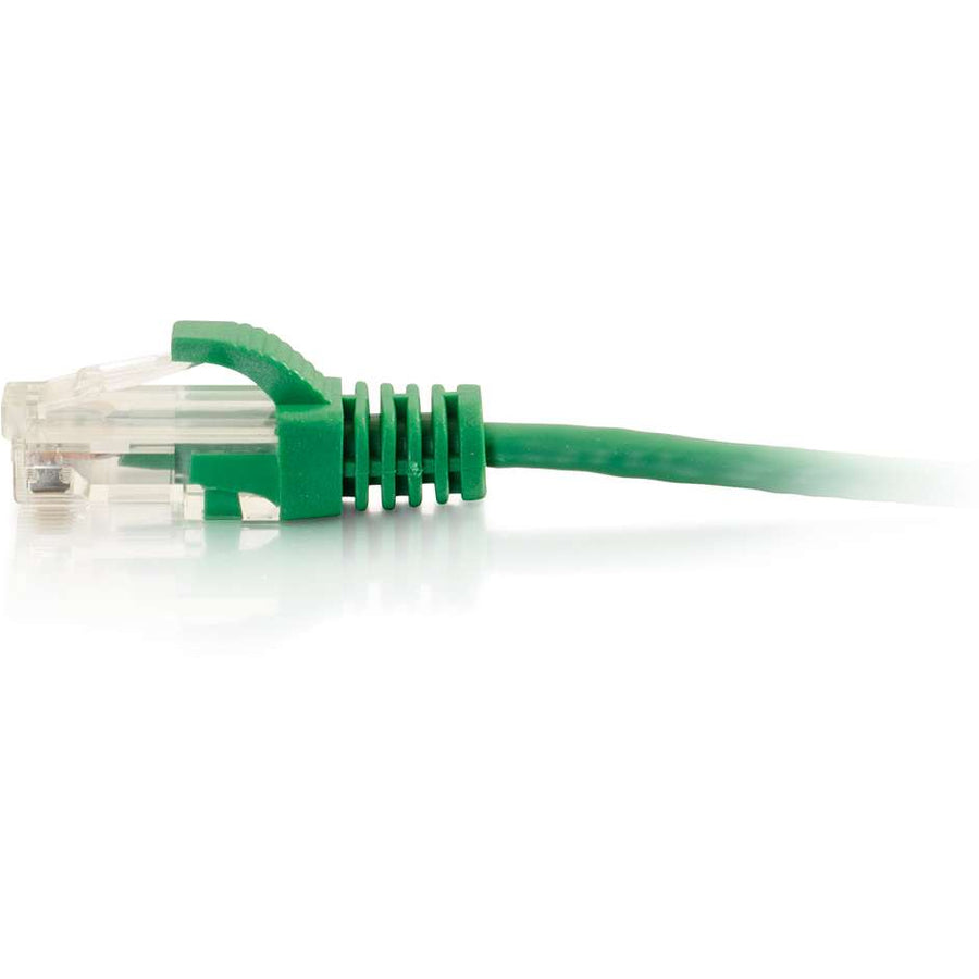 C2G 1,5 m Cat6 Snagless non blindé (UTP) câble de raccordement réseau Ethernet fin – Vert 01162