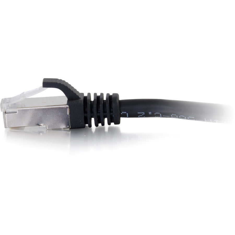 Câble de raccordement réseau C2G Cat6a blindé sans accroc (STP) de 1,5 m - Noir 00710