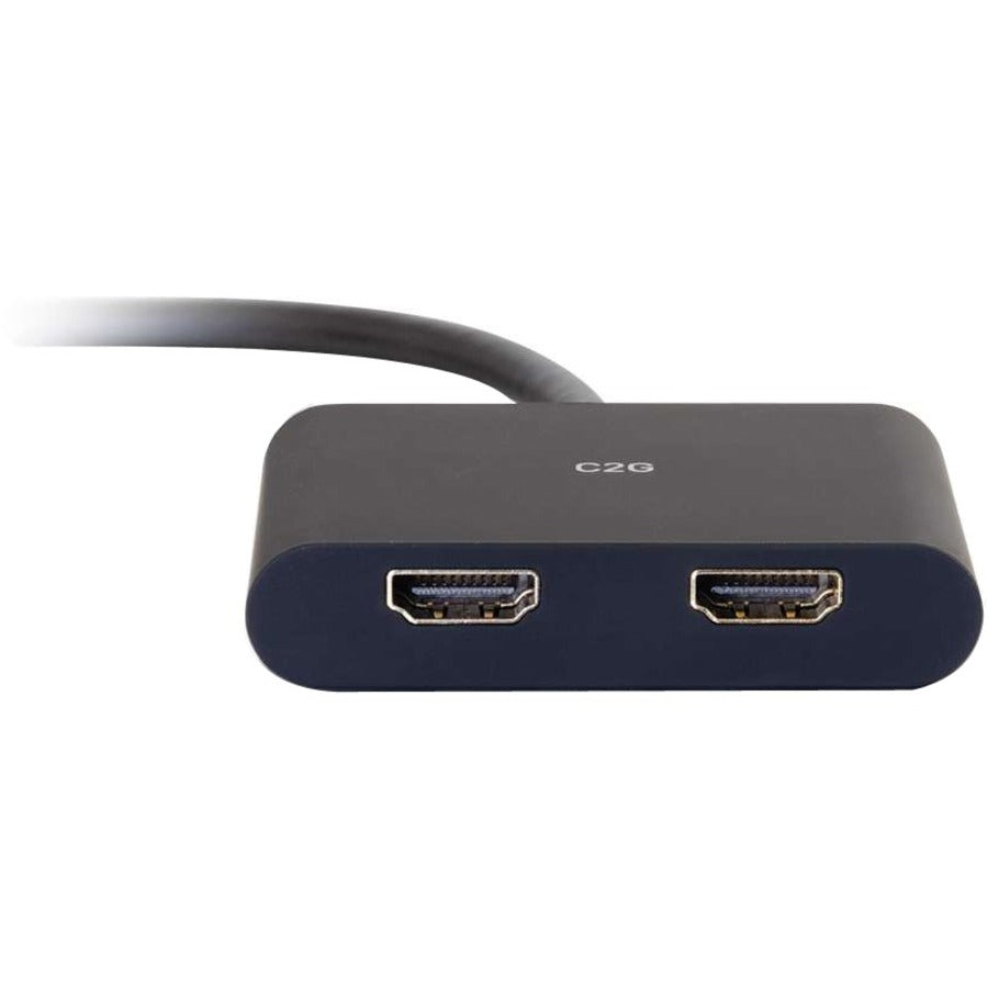Répartiteur de moniteur C2G DisplayPort vers HDMI - Hub MST HDMI 4K 2 ports 54293