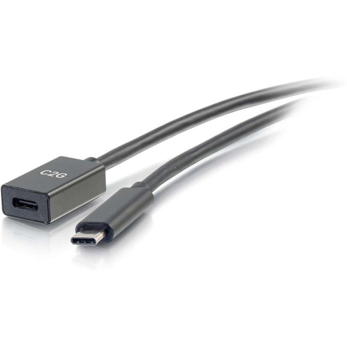 Câble d'extension USB C C2G 1 pied - 10G 3A - Mâle à Femelle - USB Type C 28657