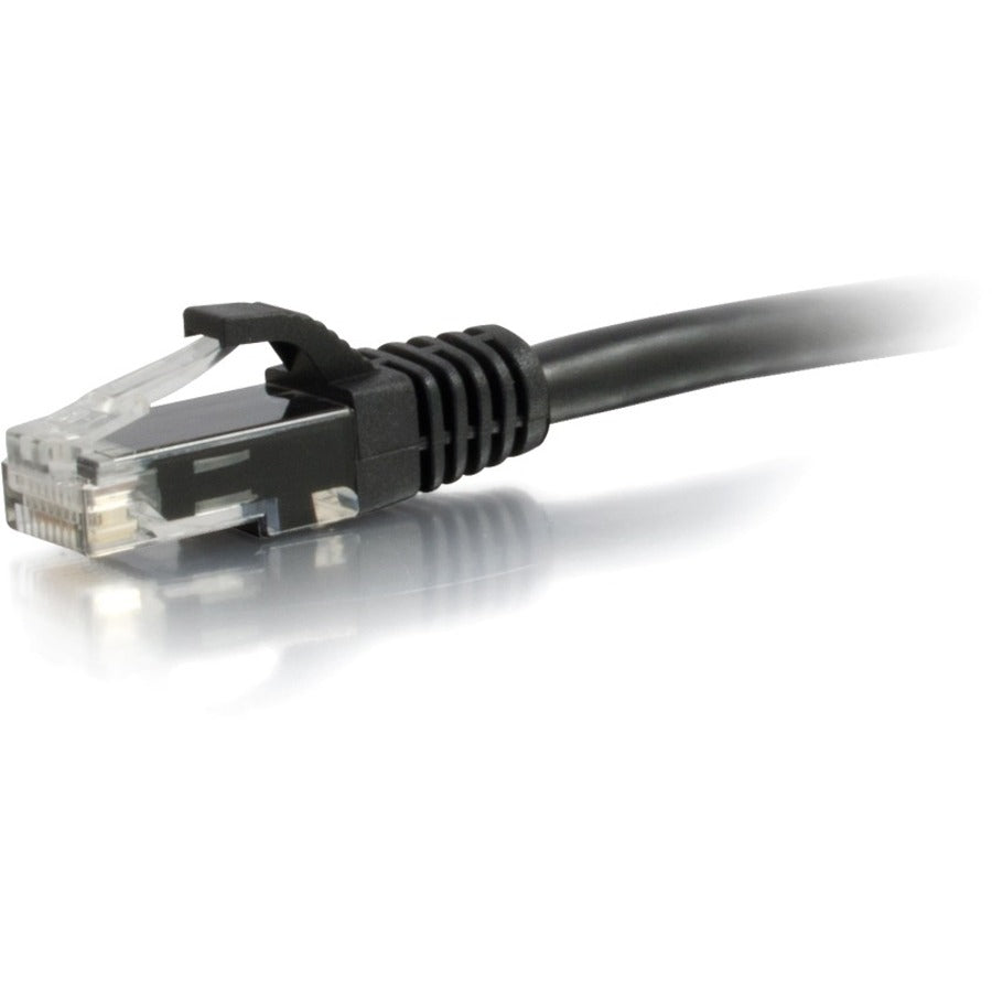 C2G 6in Cat5e Snagless Unshielded (UTP) Network Patch Cable - Black 00933