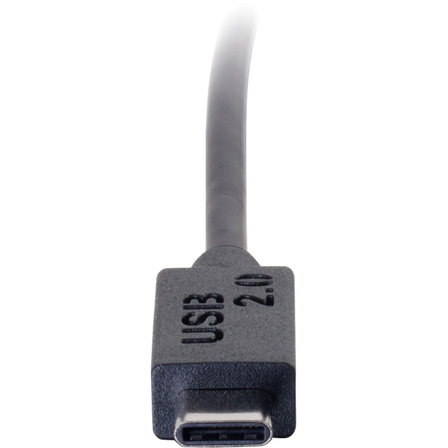 C2G 3ft USB 2.0 USB-C to USB-B Cable M/M - Black 28858