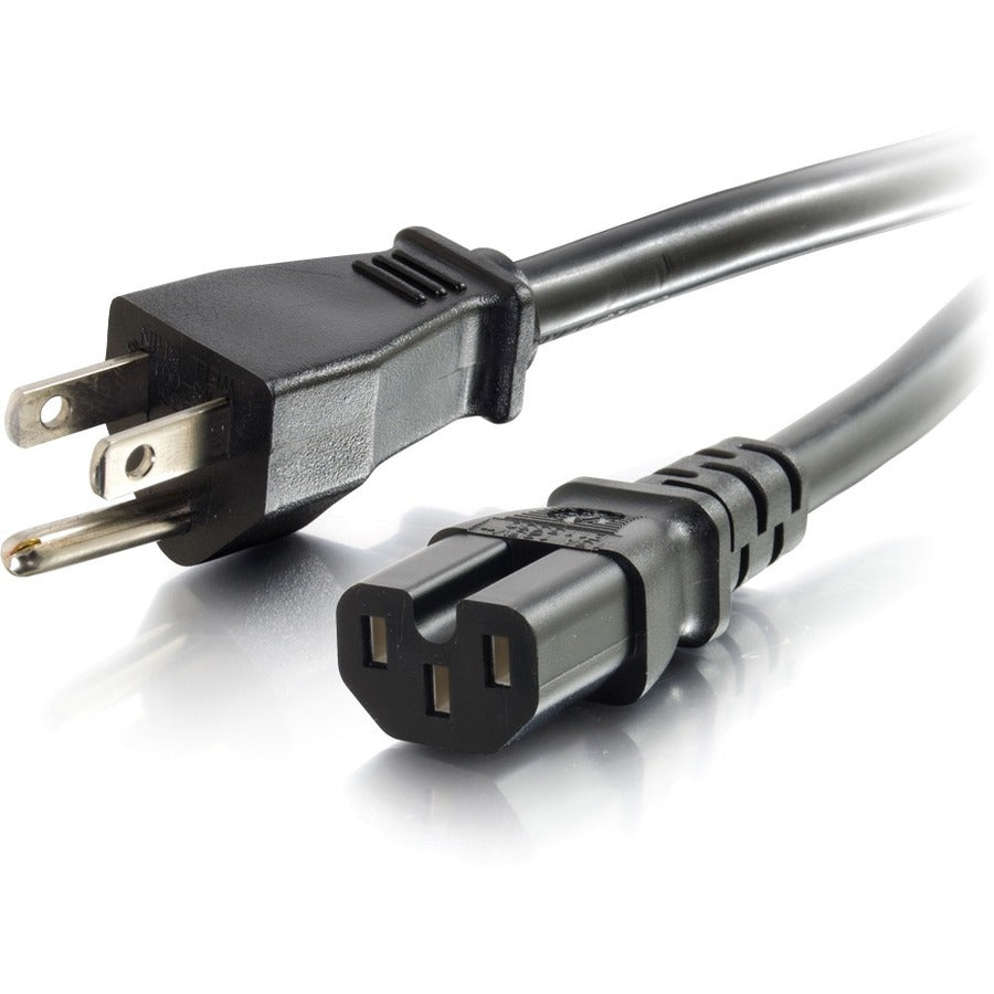 C2G 3ft 14AWG 125 Volt Power Cord (NEMA 5-15P to IEC C15) 10342