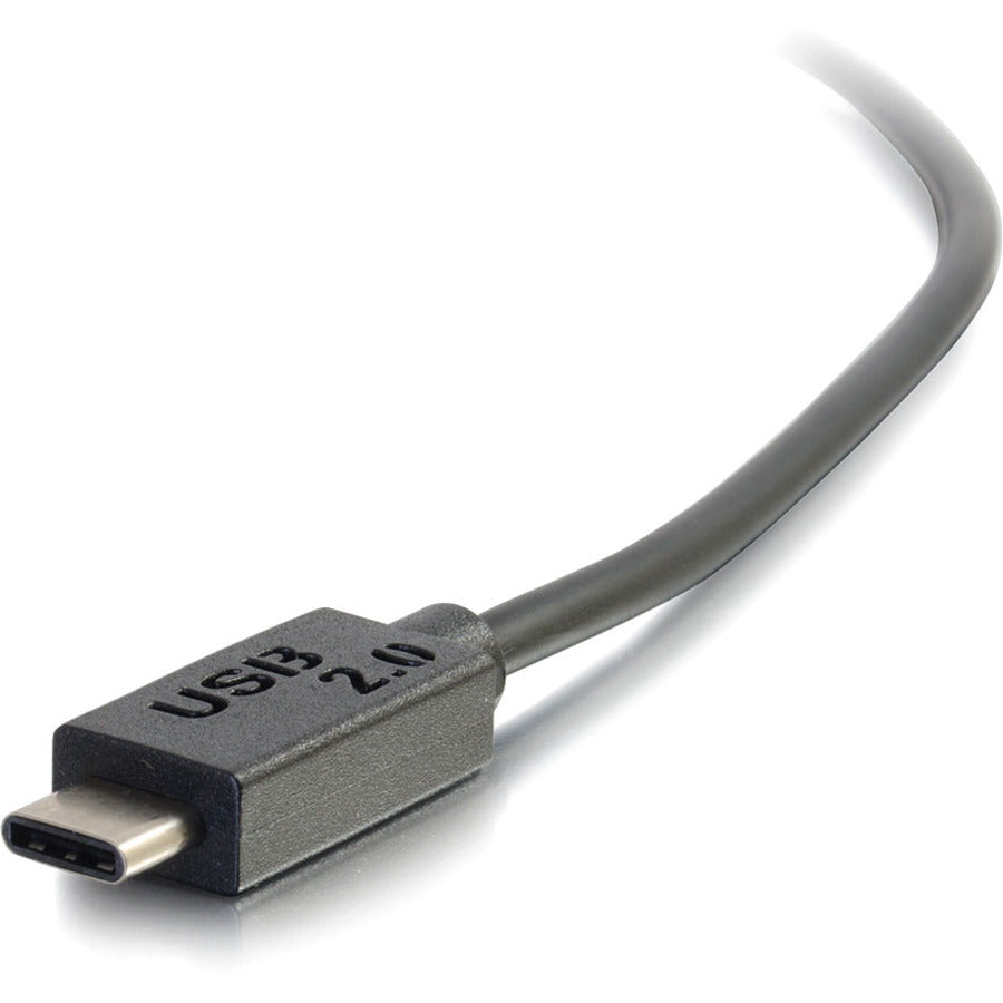 C2G 10ft USB 2.0 USB-C to USB-A Cable M/M - Black 28872