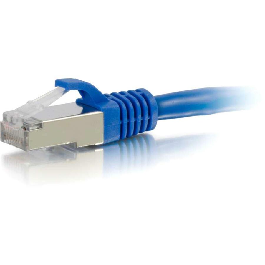 C2G 30ft Cat6a Snagless Shielded (STP) Network Patch Cable - Blue 00687