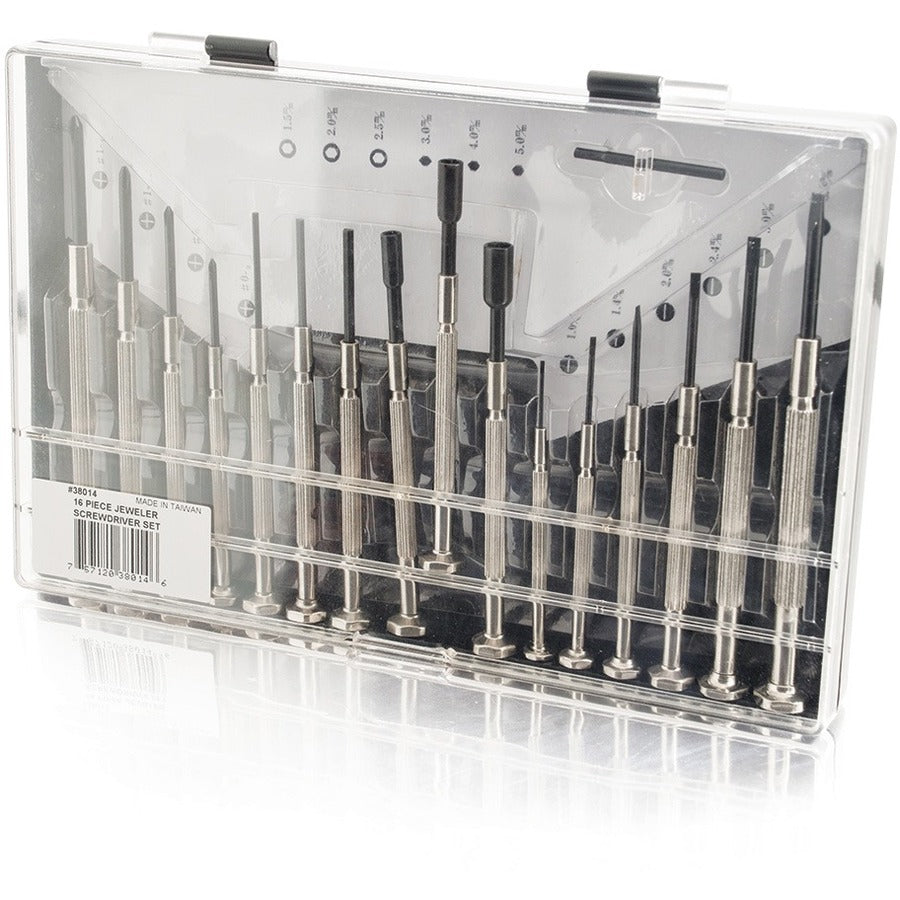 C2G 16 Piece Jeweler Screwdriver Set 38014