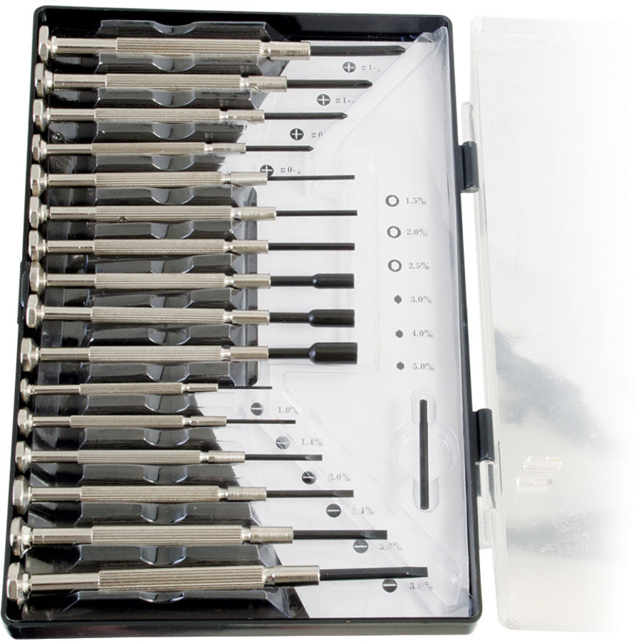 C2G 16 Piece Jeweler Screwdriver Set 38014