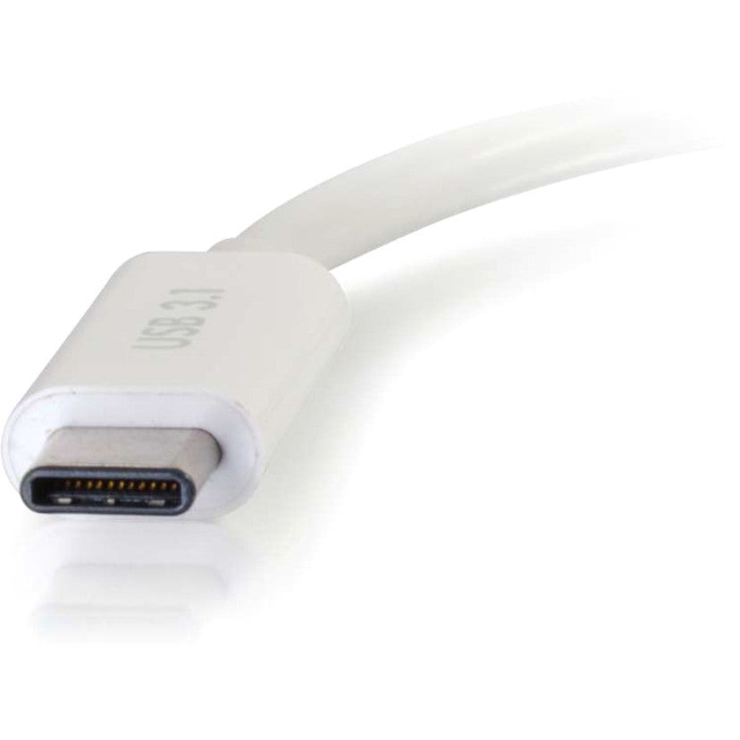 Convertisseur adaptateur vidéo C2G USB-C vers DVI-D - Blanc 29484