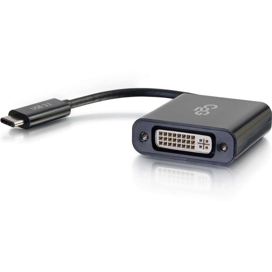 Convertisseur adaptateur vidéo C2G USB-C vers DVI-D - Noir 29483
