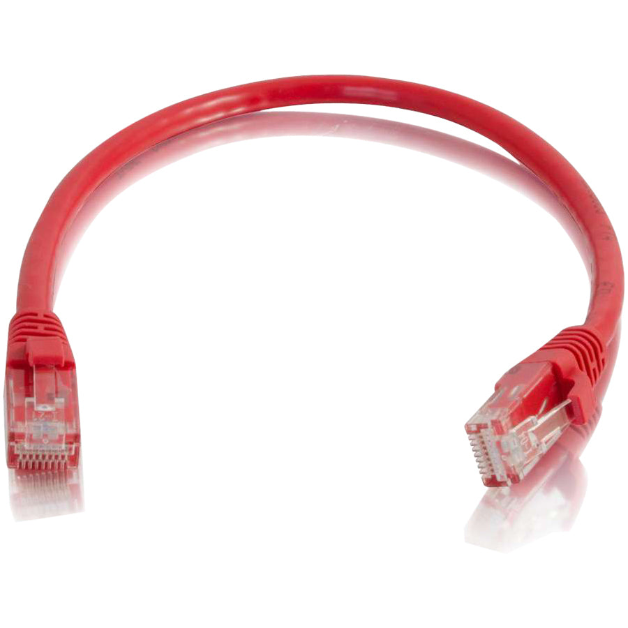 C2G 6in Cat6 Ethernet Cable - Snagless Unshielded (UTP) - Red 00955