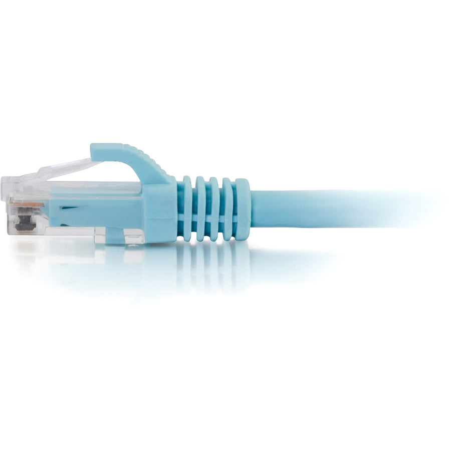 Câble de raccordement réseau C2G Cat6a sans accroc non blindé (UTP) de 1,8 m - Aqua 00762