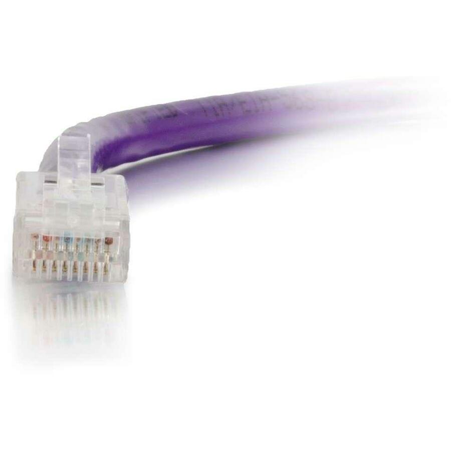 C2G Câble de brassage réseau UTP non blindé Cat6 non amorcé de 10 pieds - Violet 04220