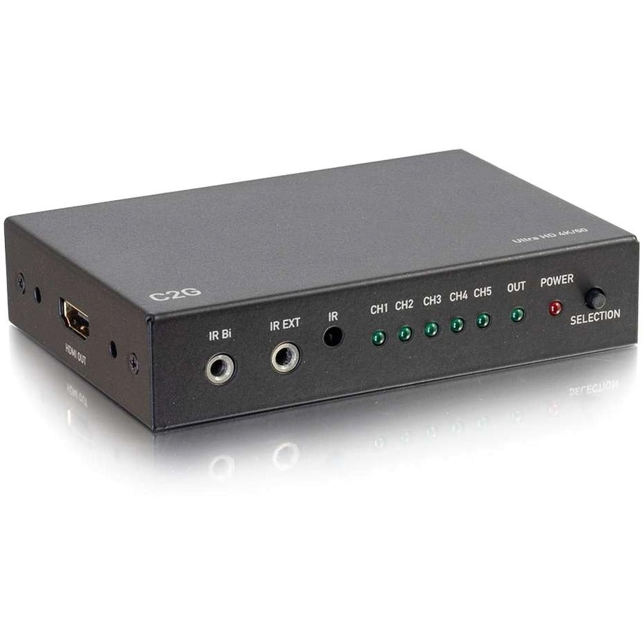 C2G UltraHD HDMI Selector Switch 5 X 1 - 4K HDMI Switch 41397