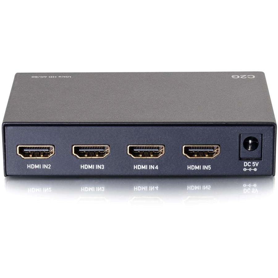 C2G UltraHD HDMI Selector Switch 5 X 1 - 4K HDMI Switch 41397