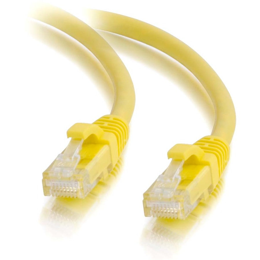 C2G Câble de brassage réseau non blindé Cat5e UTP sans accroc de 4 pieds - Jaune 00431