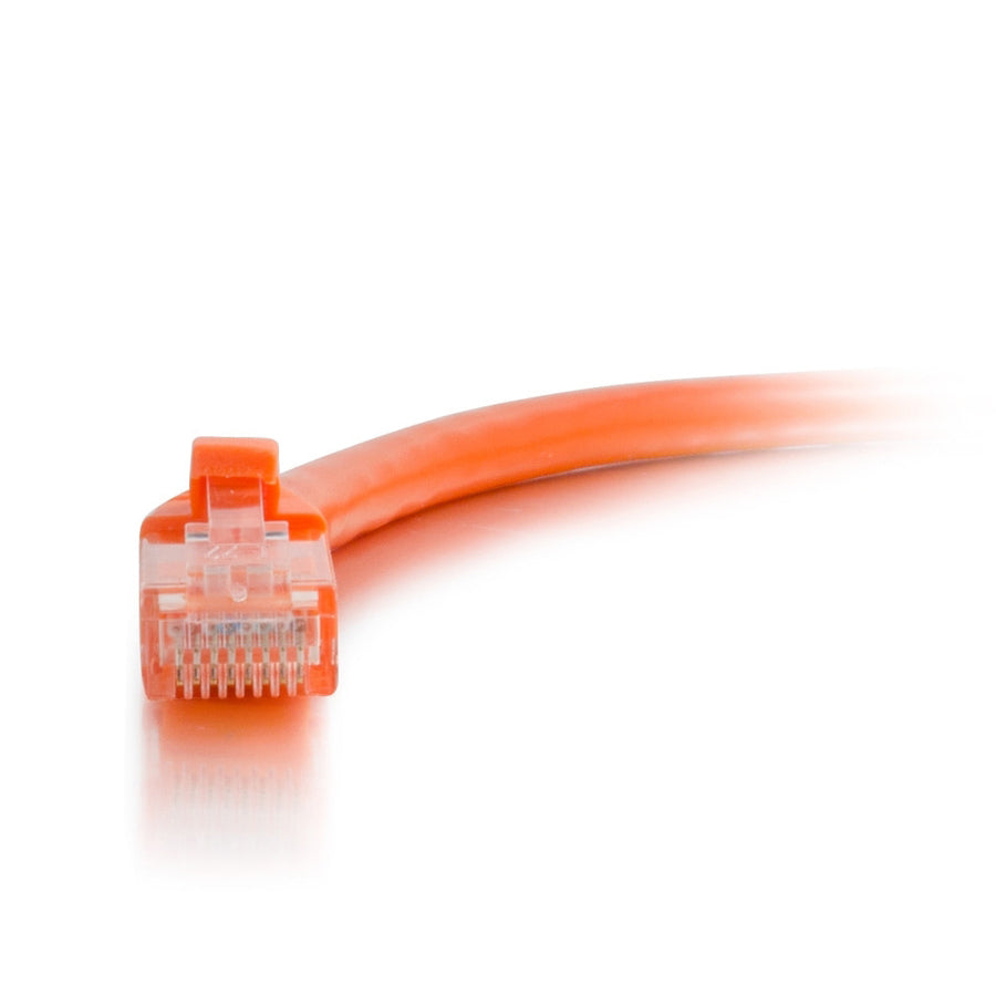 C2G Câble Ethernet de raccordement réseau Cat6a sans accroc non blindé (UTP) de 0,6 m - Orange 50837