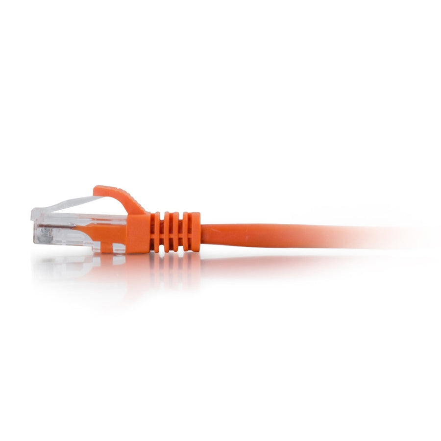 C2G Câble Ethernet de raccordement réseau Cat6a sans accroc non blindé (UTP) de 0,6 m - Orange 50837