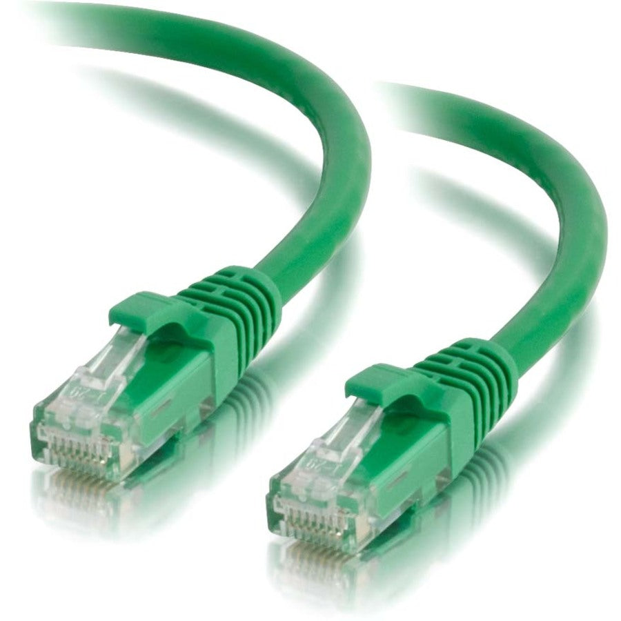 C2G 35 ft Cat5e Snagless UTP Unshielded Network Patch Cable - Green 00419