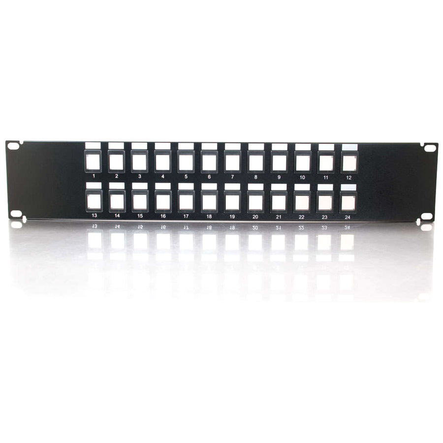 C2G 24 port Blank Keystone/Multimedia Patch Panel 03859