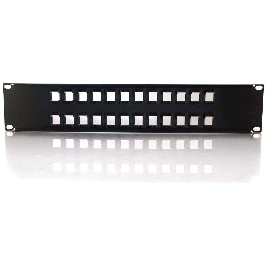 C2G 24 port Blank Keystone/Multimedia Patch Panel 03859