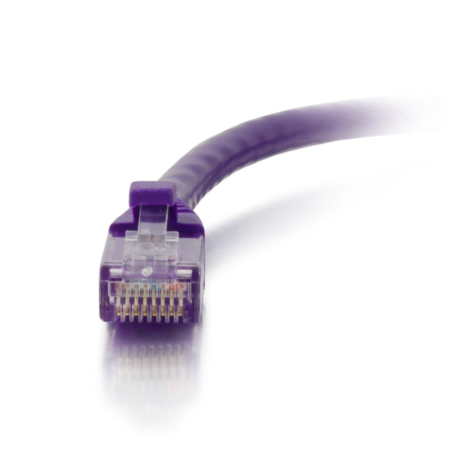 C2G 2ft Cat6a Snagless Unshielded (UTP) Network Patch Ethernet Cable-Purple 50818
