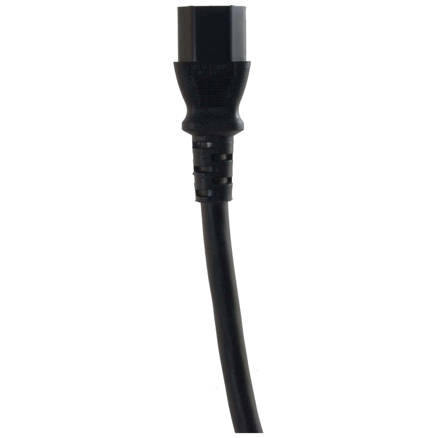 C2G 25ft 14 AWG Hospital Grade Power Cord (NEMA 5-15P to IEC320C13) - Black 48000