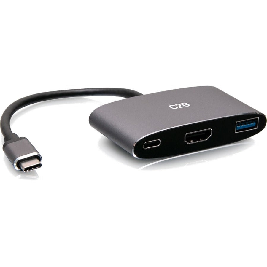 C2G 4K USB C Mini Dock with HDMI, USB and Power Delivery up to 100W C2G54460