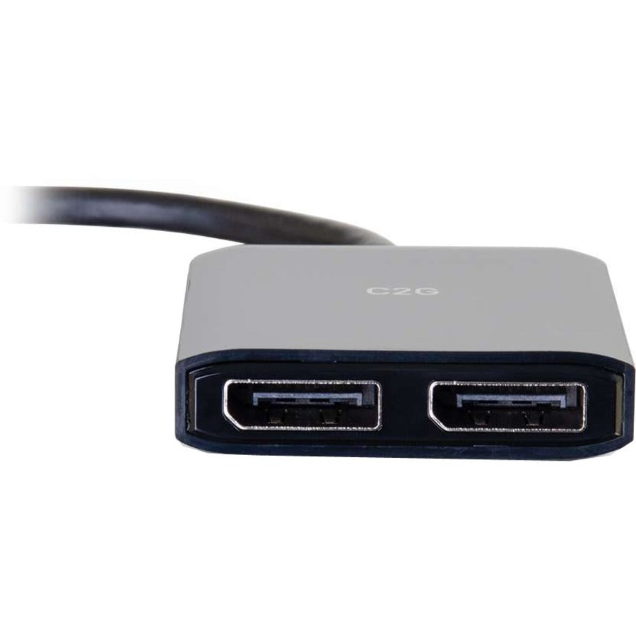 C2G DisplayPort to DisplayPort x2 Monitor Splitter - 4K DisplayPort MST Hub 54291