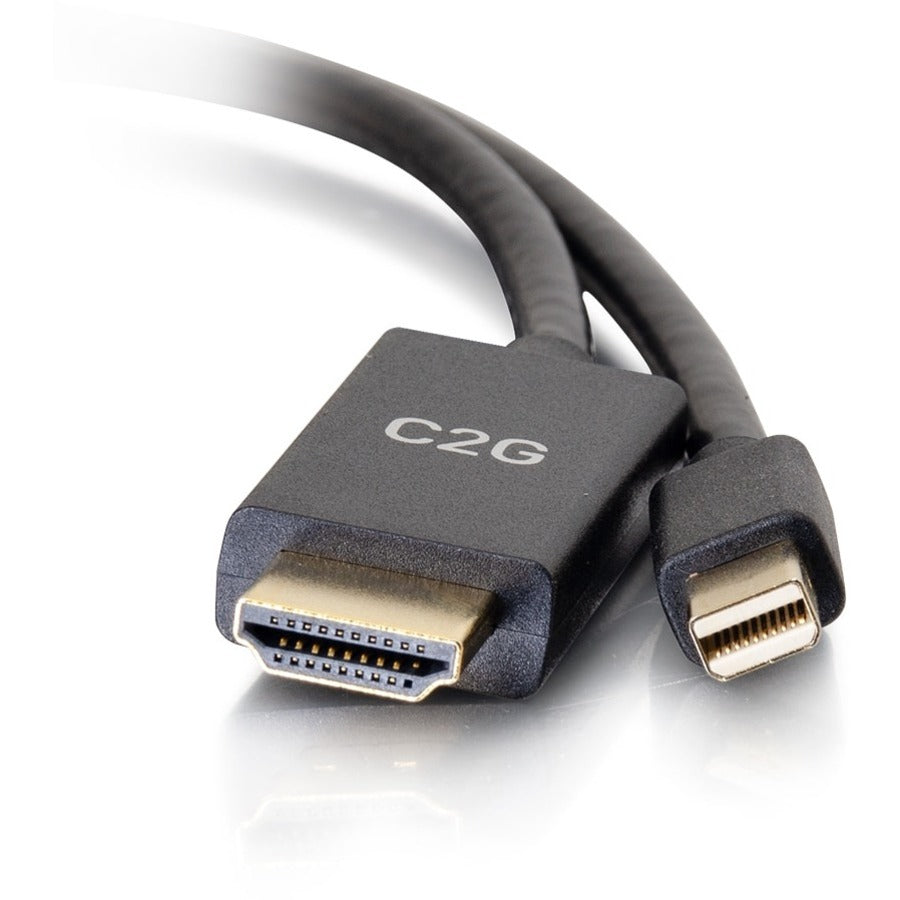 C2G 10ft 4K Mini DisplayPort to HDMI Cable - Passive - Black - M/M 54437