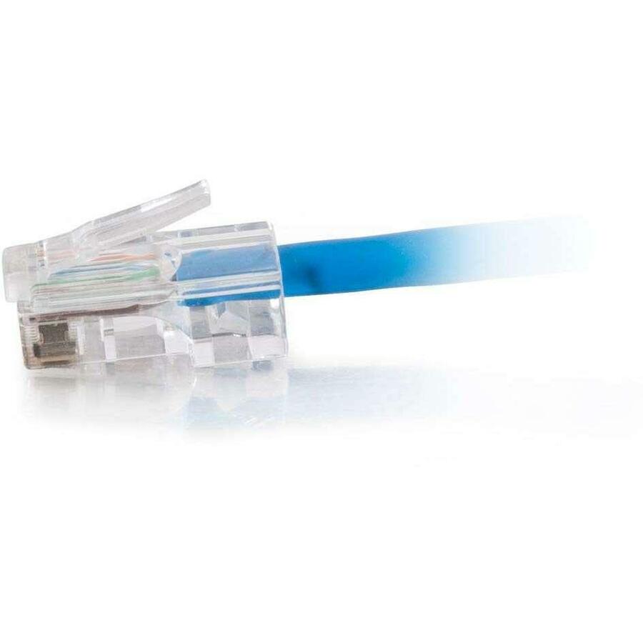 C2G 25 ft Cat5e Non Booted Plenum UTP Unshielded Network Patch Cable - Blue 15246