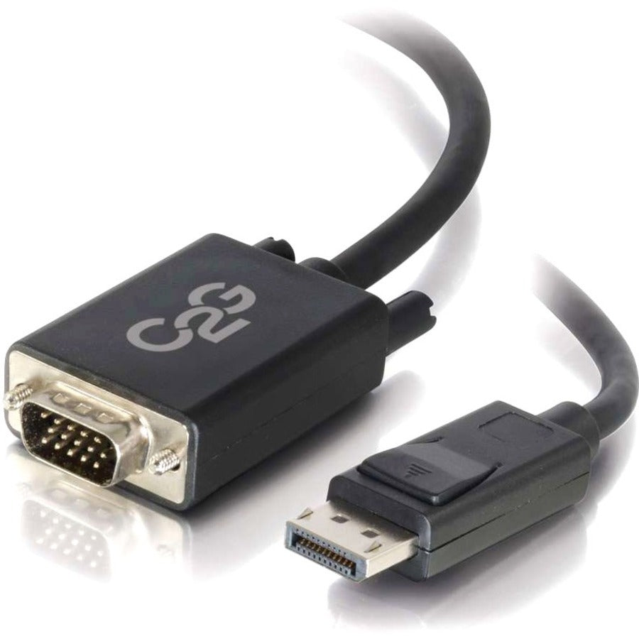 Câble adaptateur C2G 10 pieds DisplayPort mâle vers VGA mâle - Noir 54333