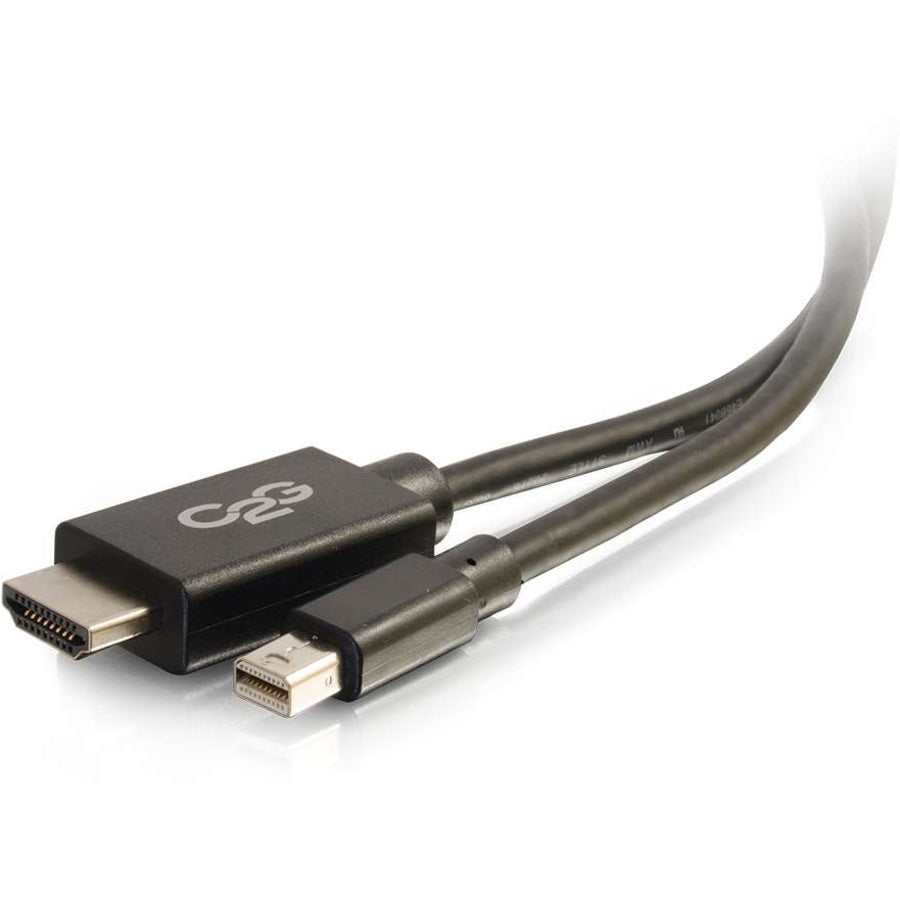 C2G 3ft Mini DisplayPort to HD Adapter Cable - Black - TAA 54420