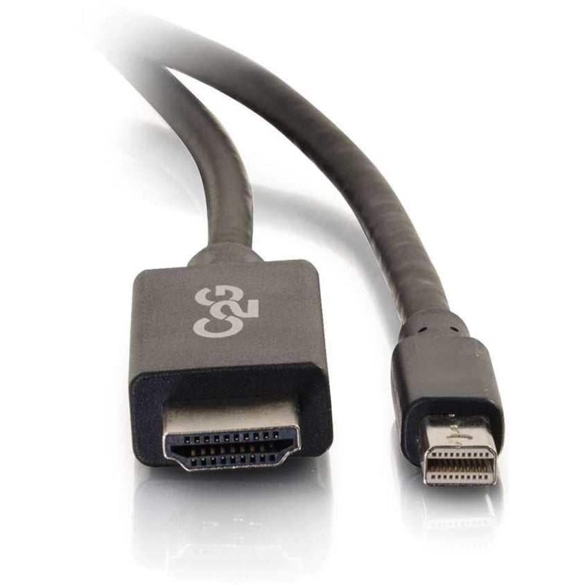 C2G 3ft Mini DisplayPort to HD Adapter Cable - Black - TAA 54420