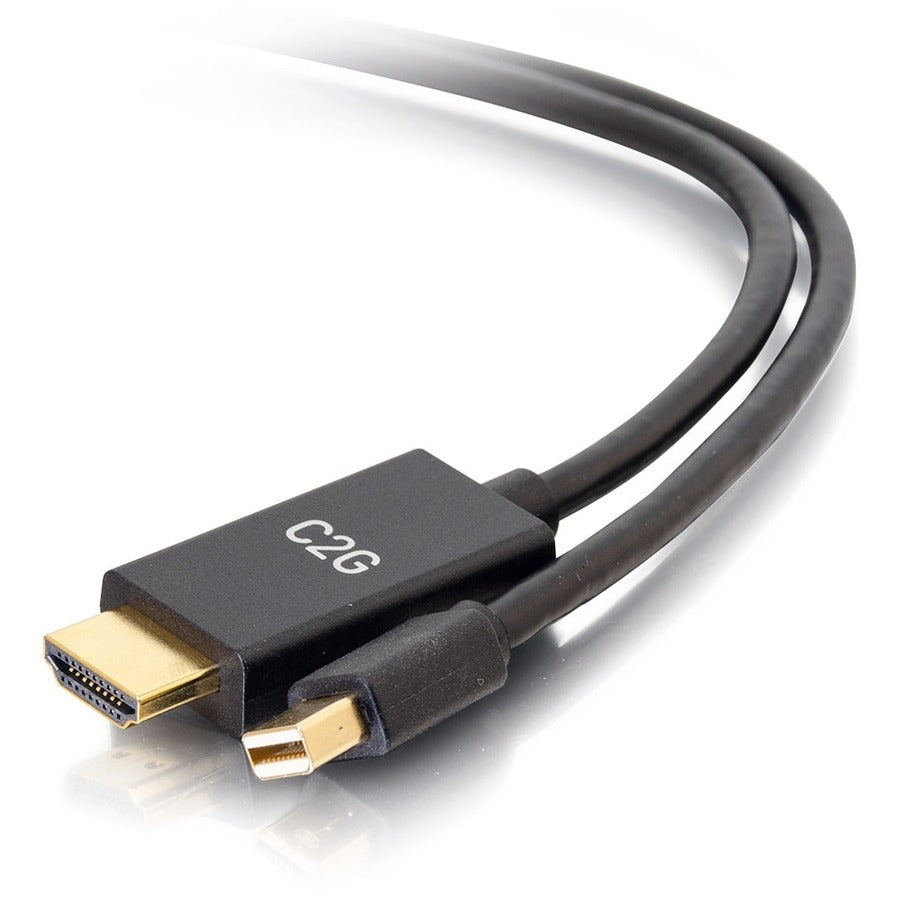 C2G 6ft 4K Mini DisplayPort to HDMI Cable - Black - M/M 54436