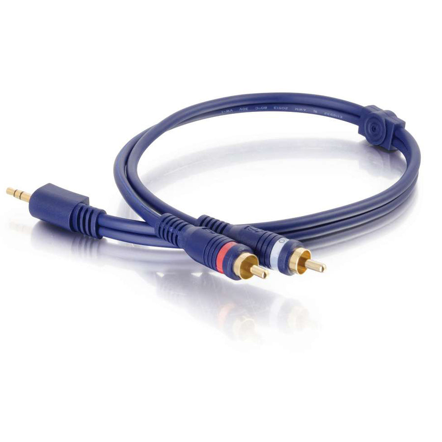 C2G Velocity 3.5mm Stereo to RCA Stereo Audio Y-cable 40614