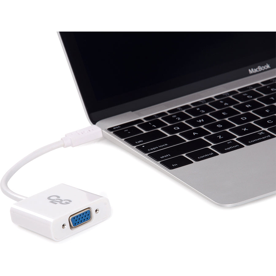 Kit adaptateur audio/vidéo C2G USB-C vers HDMI ou VGA pour Apple MacBook 30003