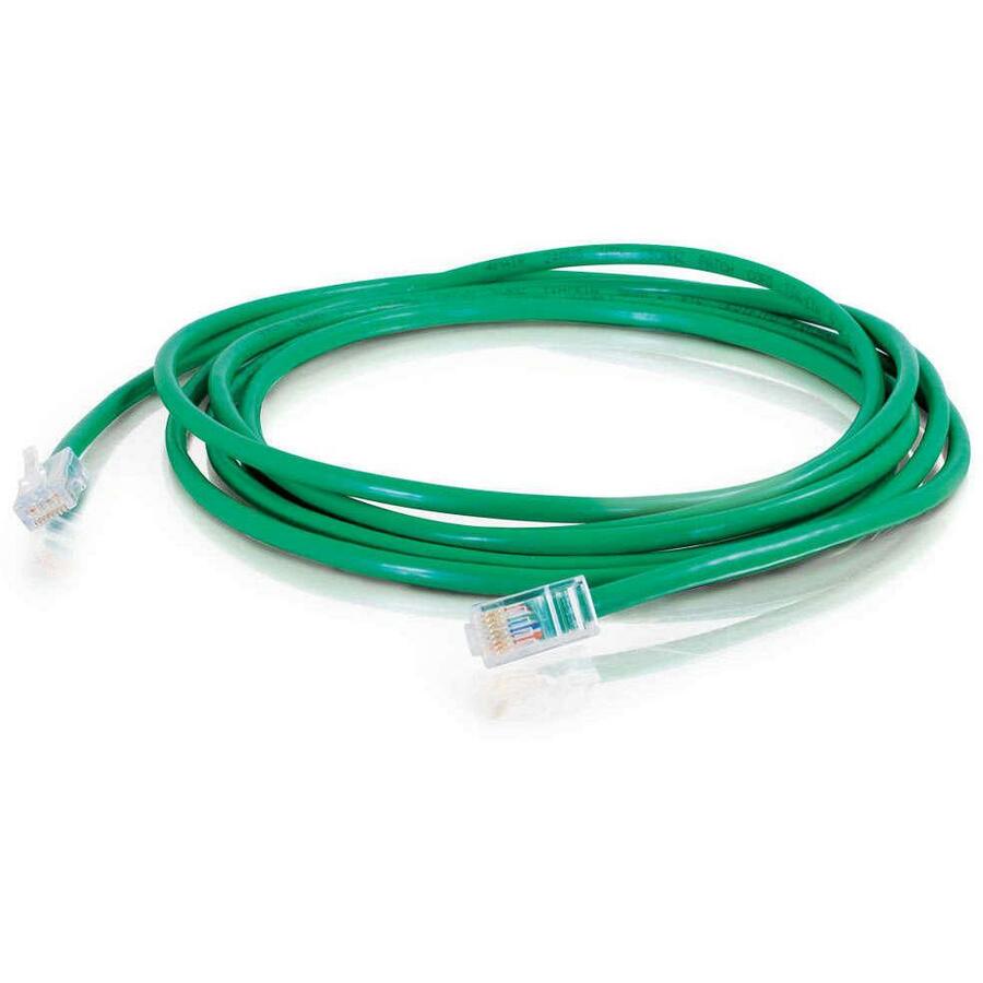 C2G 5 ft Cat5e Non Booted Crossover UTP Unshielded Network Patch Cable - Green 24500